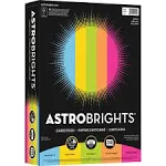 Astrobrights Color Cardstock -Bright Assortment, 65lb, 8.5 x 11, Assorted, 250/Pack