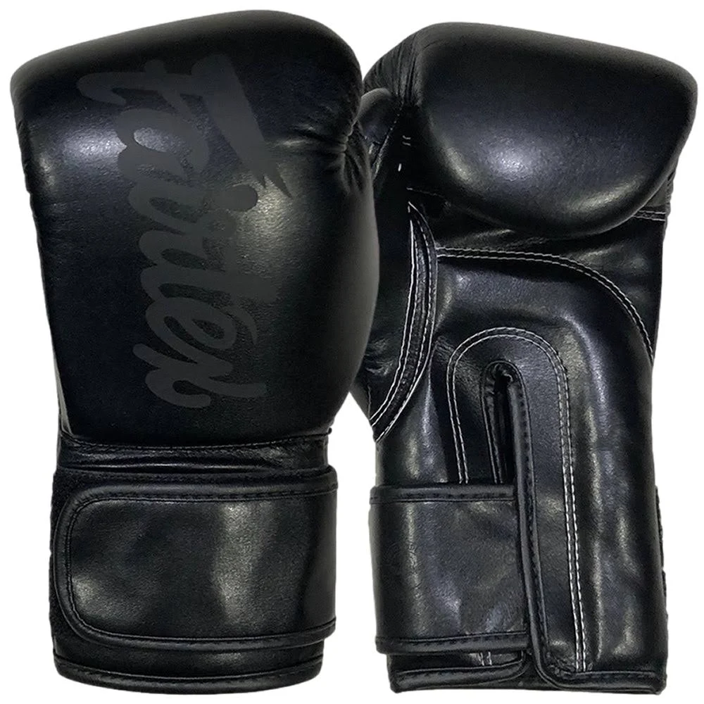 Fairtex BGV14 Black Muay Thai Boxing Glove, 16 oz