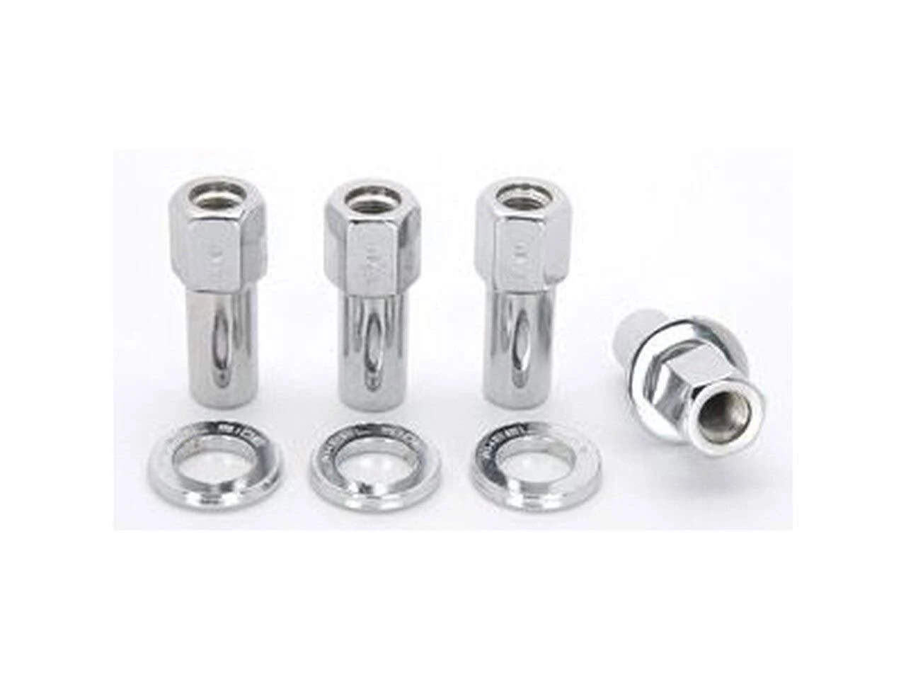 Weld Open End Lug Nuts w/ Centered Washers 1/2in. RH - 4pk. - 601-1426