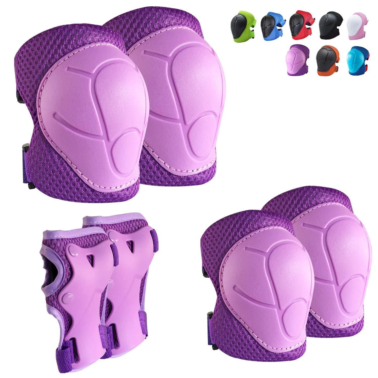 CKE Knee Pads for Kids Kneepads and Elbow Pads Toddler Protective Gear Set Kids Elbow Pads and Knee Pads for Girls Boys with Wrist Guards 3 in 1 for