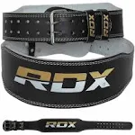 RDX Leather Weightlifting Fitness Gym Belt