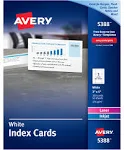 Avery Laser Inkjet Printable Index Cards