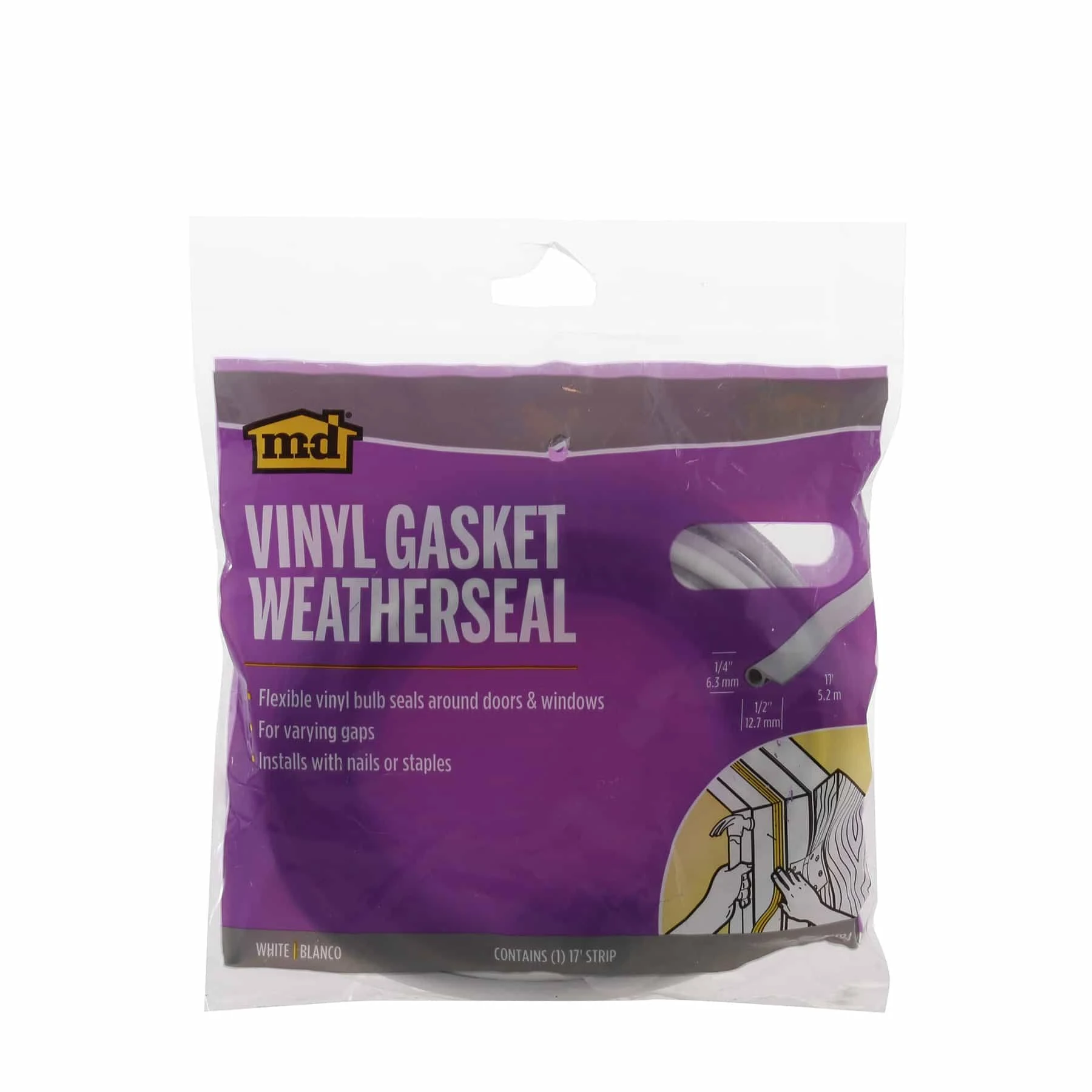 M-D Vinyl Gasket Weatherstrip