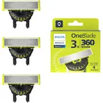 Philips Norelco OneBlade 360 Blade Replacement Blade 3 Pack