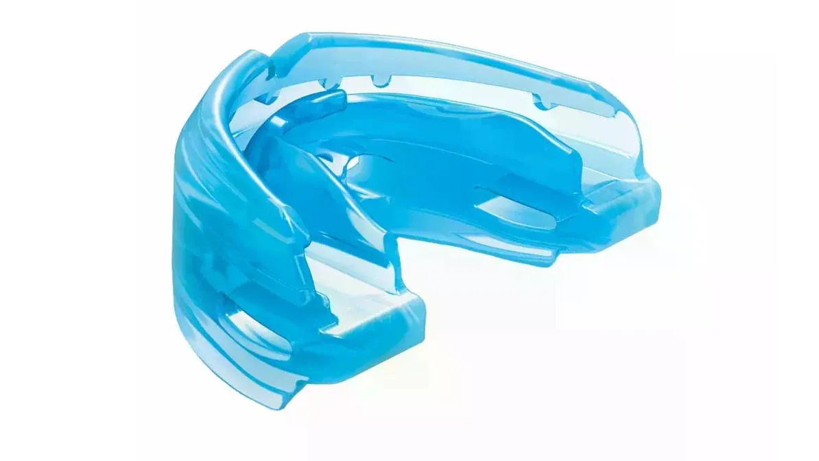 Shock Doctor Double Braces Blue Strapless Mouthguard Youth