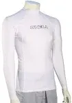 O'Neill Men's Basic Skins UPF 50+ Long Sleeve Rash Guard, White, M