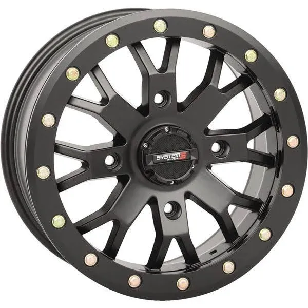 System 3 Off-Road 14S3-31371 SB-4 Beadlock Wheel 14x10 4x137 5+5(-5mm) Matte Black