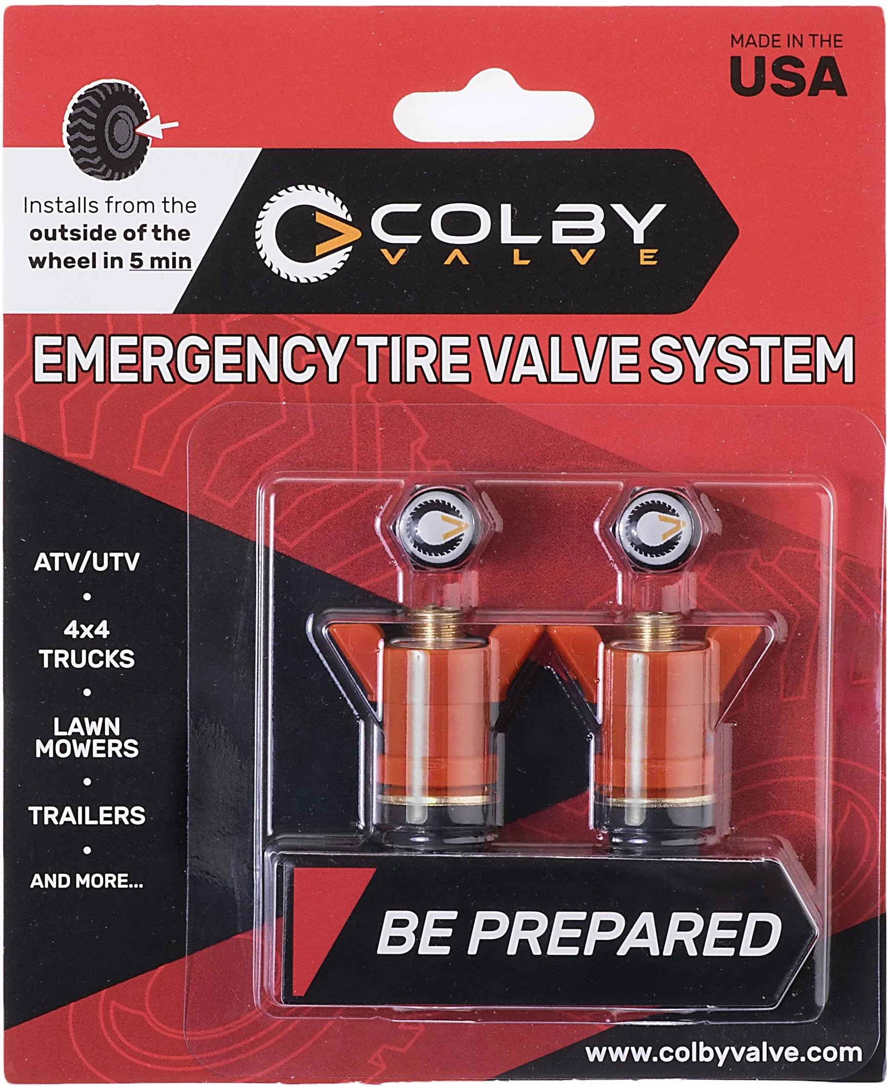 Colby Valve CV-EV3 Emergency Valve Stem Replacement (Orange)