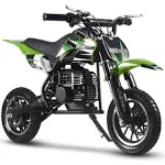 MotoTec Alien 50cc 2-Stroke Kids Gas Dirt Bike Green