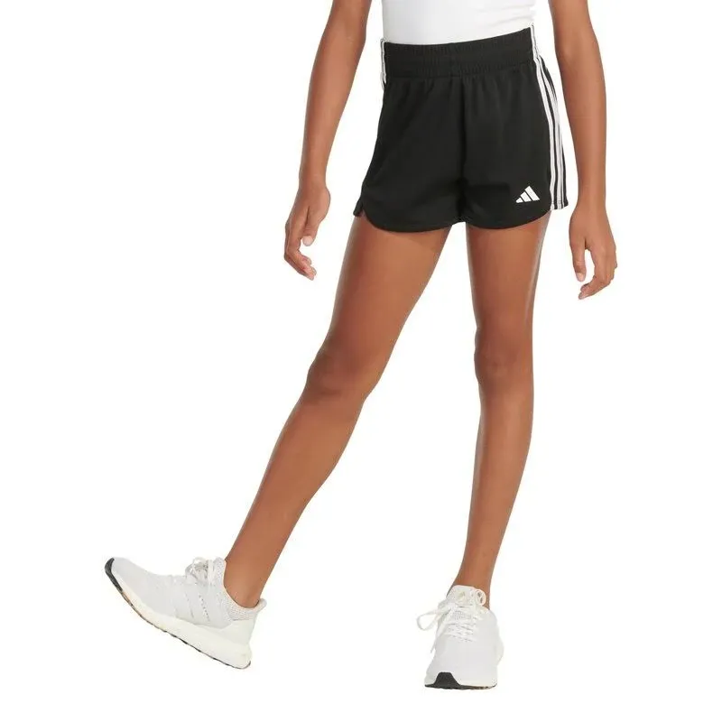 Adidas Girls' 3-Stripe Pacer Mesh Shorts