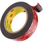 EMITEVER Double Sided Tape Heavy Duty Acrylic Foam Mounting Tape 0.6In Two Sided Adhesive Tape