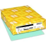 Neenah Paper Exact Index Card Stock, 110 lb Index Weight, 8.5 x 11, Blue, 250/Pack