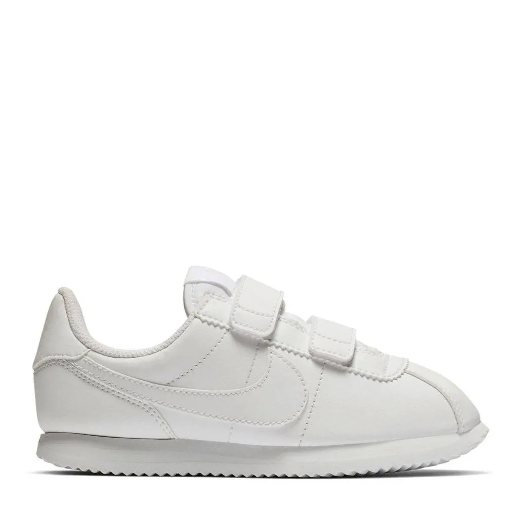 Nike Cortez Basic SL (PSV) 904767 100 White/White/Wh<wbr/>ite New Kids Size 2Y