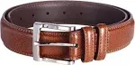 Florsheim 32mm Pebble Grain Leather Belt 58 Men's Cognac