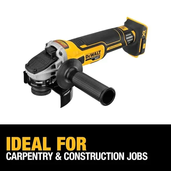 DeWalt DCG405B 20V Max XR 4.5" Slide Switch Small Angle Grinder (Tool Only)