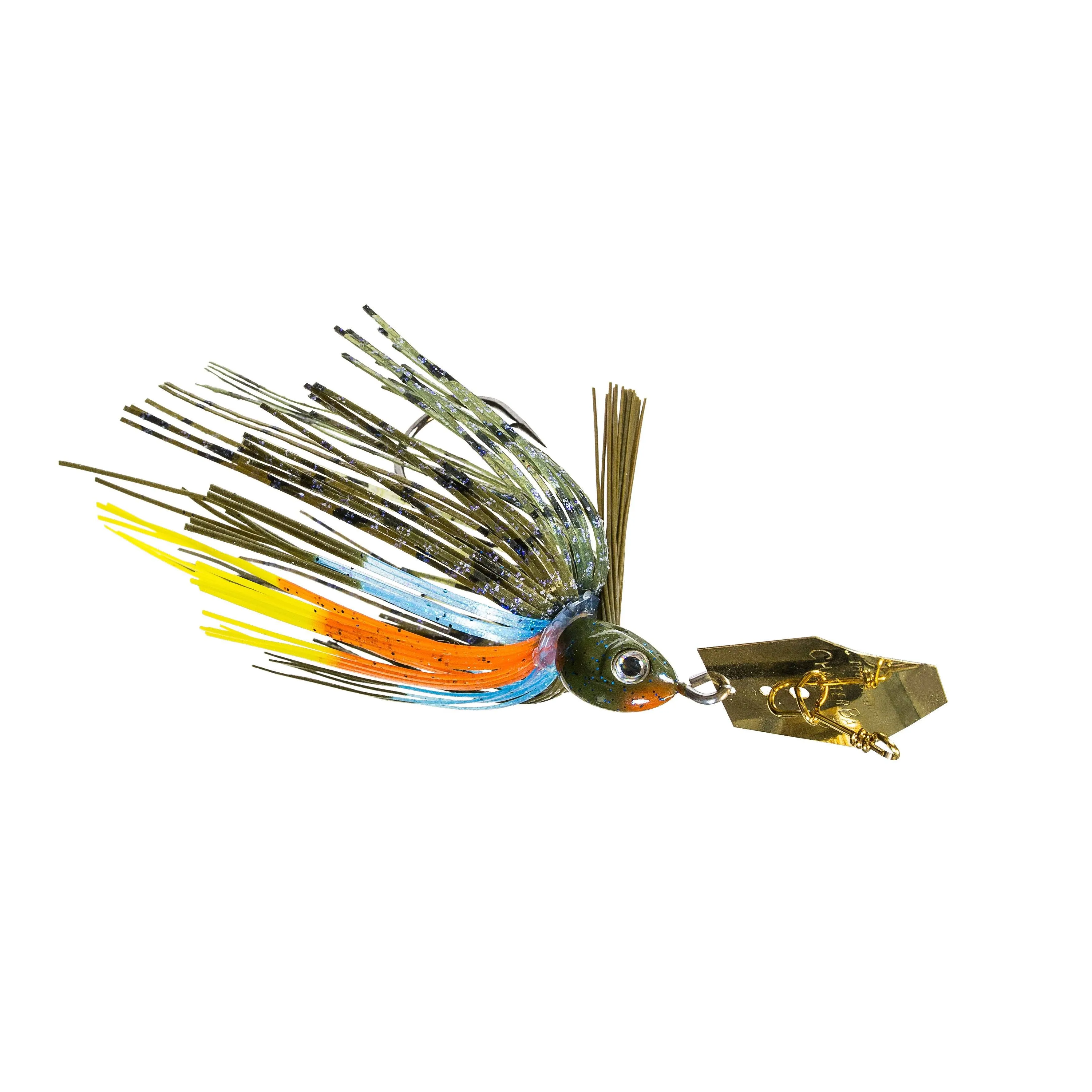 Z-Man Project Z Chatterbait Weedless 3/8oz / Dark Green Pumpkin