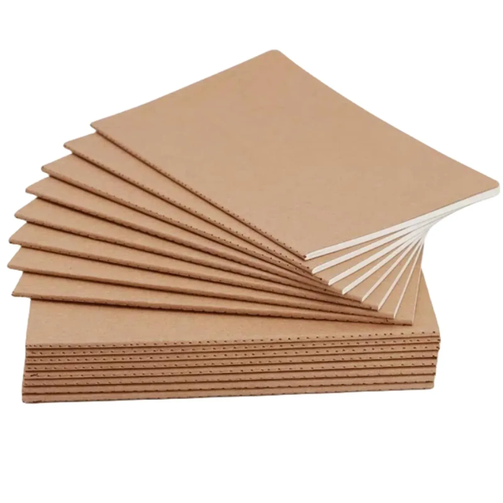 16 Pack Kraft Notebooks, Journals in Bulk for Writing, Blank Paper Sketchbooks, 60 Pages Notebook, 8.3x5.5 Inch, A5 Size, Travel Journal Set, for Gifts, Students and Office Supplies