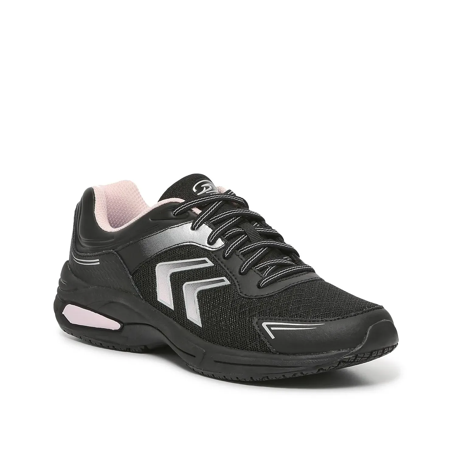 Dr. Scholl's Blaze Women's Slip-Resistant Work Sneakers, Size: 9.5, Black