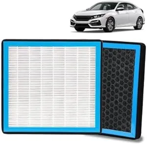 CF11182 Cabin Air Filter Compatible with Honda Civic CR-V Odyssey Fit Acura RDX Selected Vehicles Replaces #80291T5RA01/80291TF0405 Car AC Cabon Air Filters New