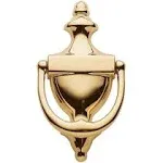 Baldwin Colonial Door Knocker Lifetime Polished Brass