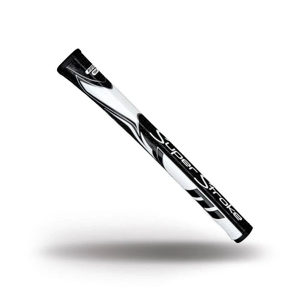 SuperStroke ZENERGY Pistol Tour Tech-Port Putter Grip - Black / White