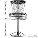 Black Hole Mini 24-Chain Disc Golf Basket Target