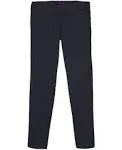 French Toast Big Girls' Plus Twill Straight Leg Pants - Navy, 14.5