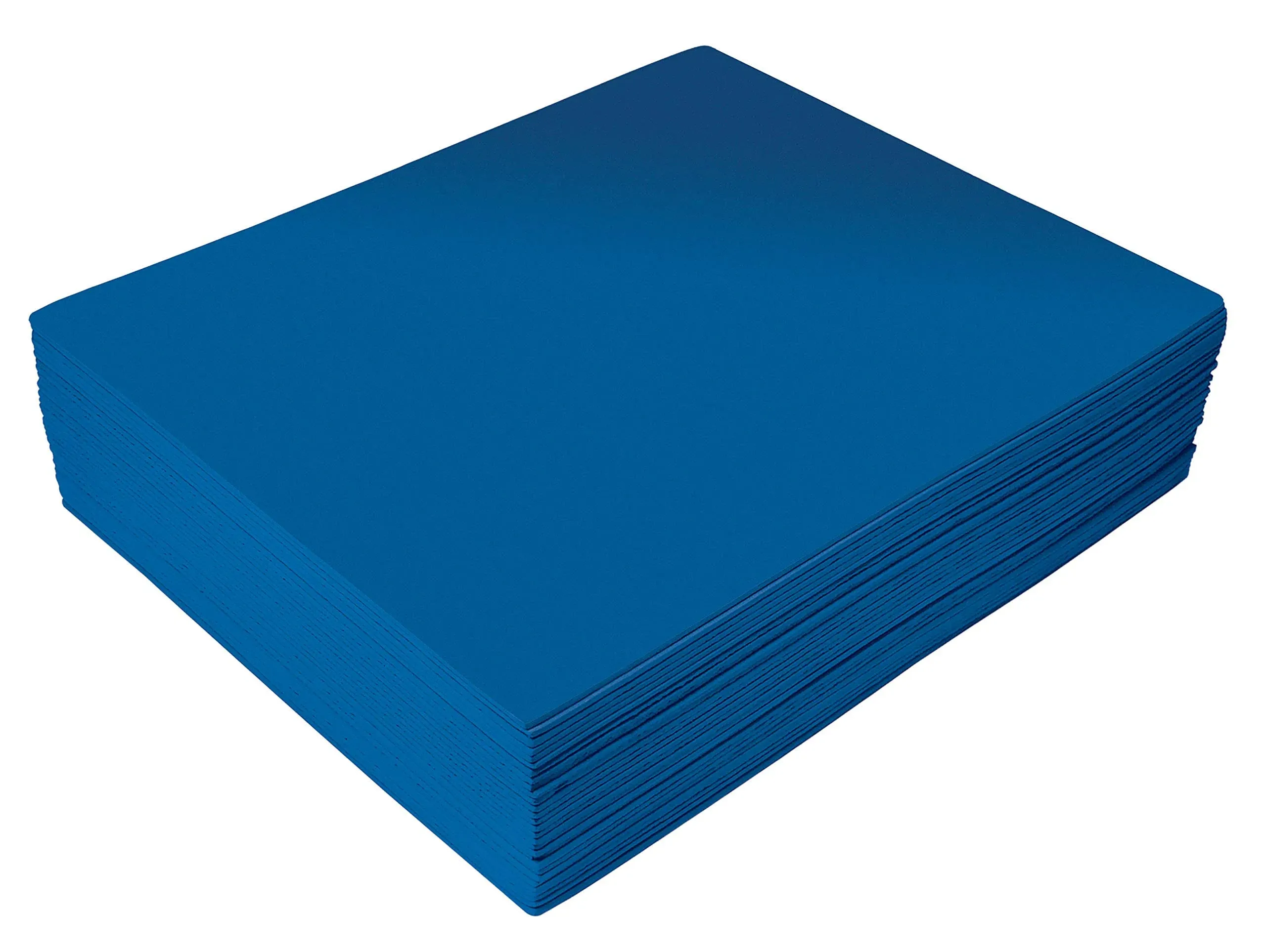 Better Office Products Blue EVA Foam Sheets, 30 Pack, 2mm Thick, 9 x 12 Inch, Blue Color, for Arts and Crafts, 30 Sheets Bulk Pack