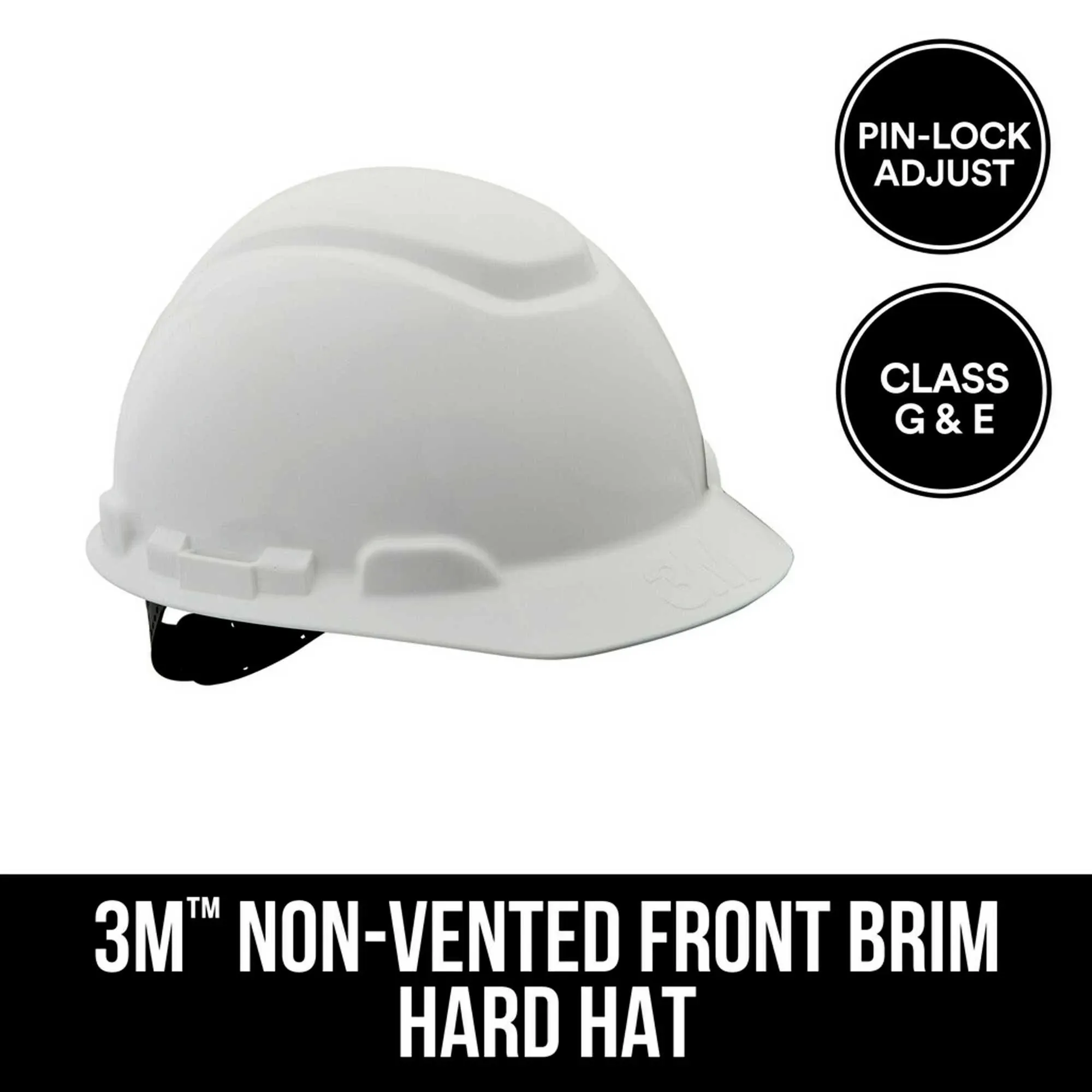 3M White Vented Hard Hat