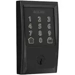 Schlage Encode Smart WiFi Deadbolt Century Matte Black, BE489WB Cen 622