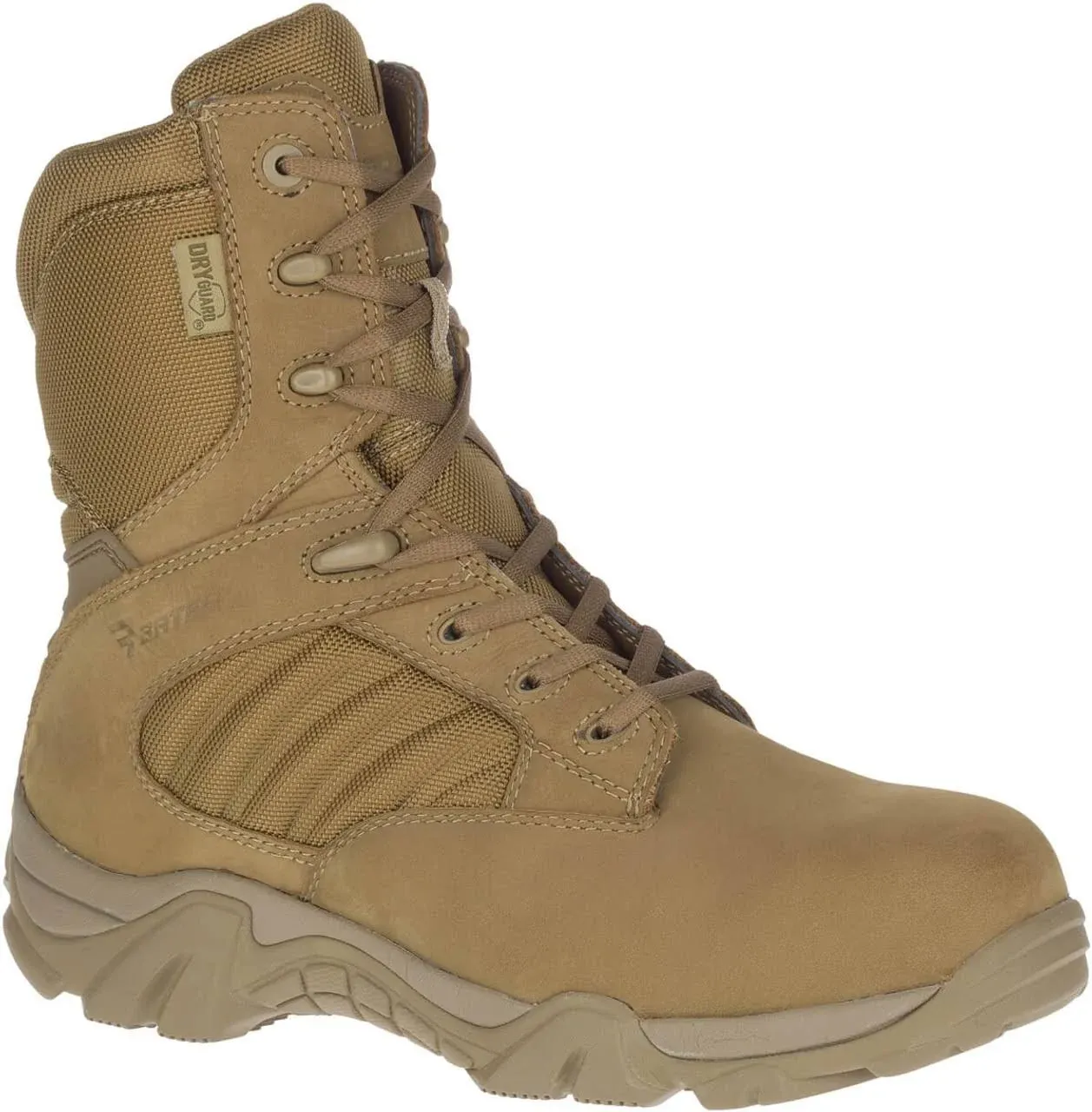 Bates GX-8 Waterproof Composite Toe Side Zip Boots (Coyote)