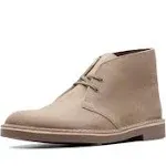 Clarks Bushacre 2 Men's Suede Chukka Boots, Taupe, 10