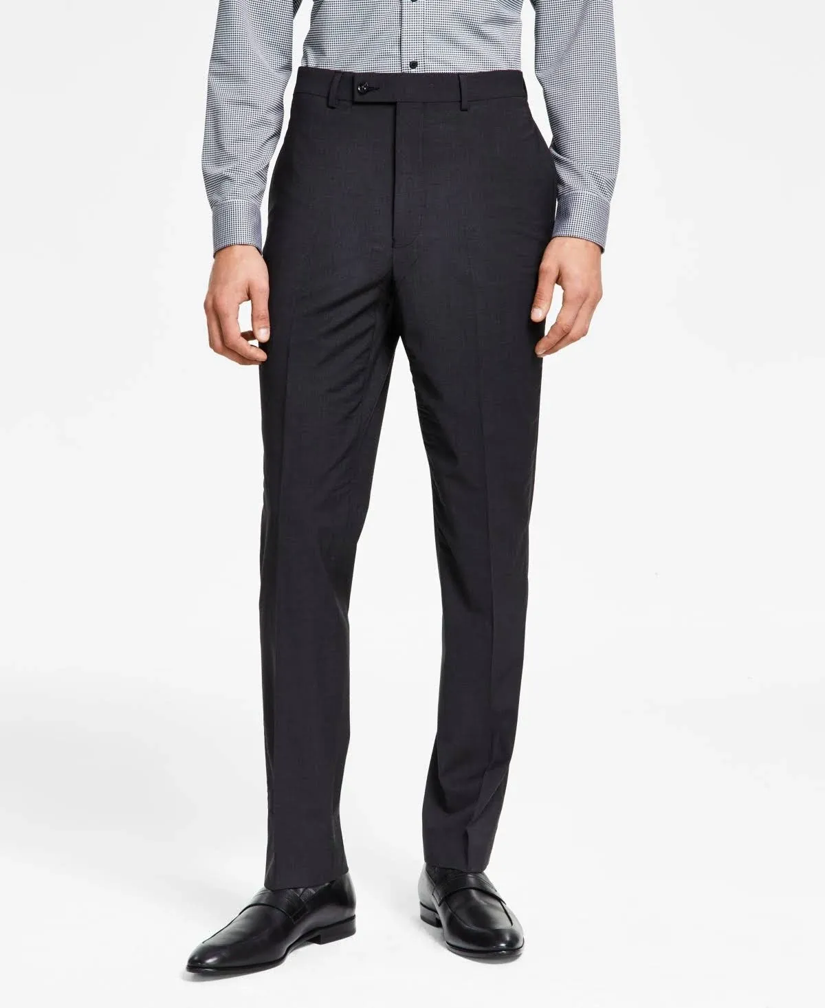 Calvin Klein Black Extreme Slim-Fit Suit Separate Pants