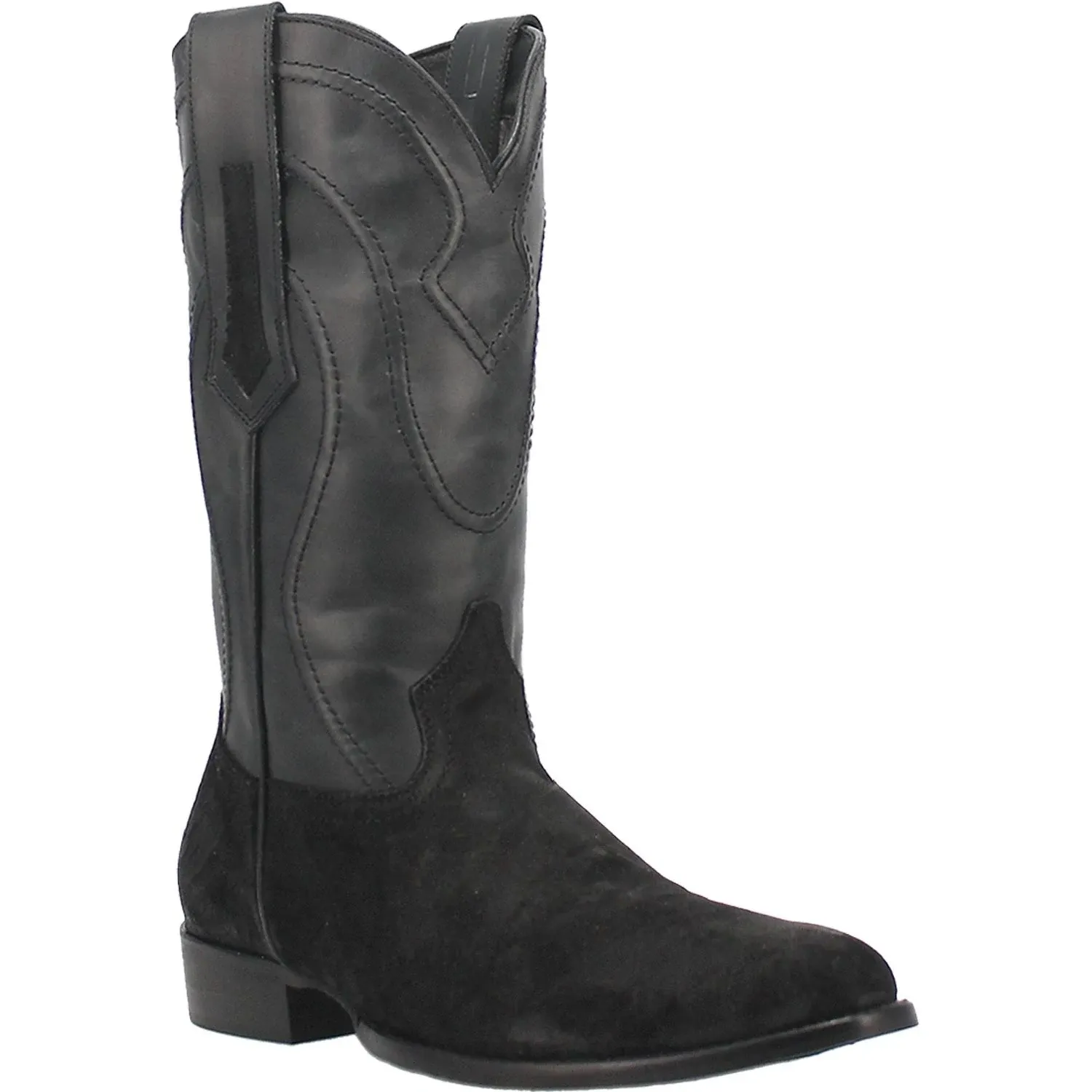 Men's Dingo Whiskey River Western Boots, 9, Black