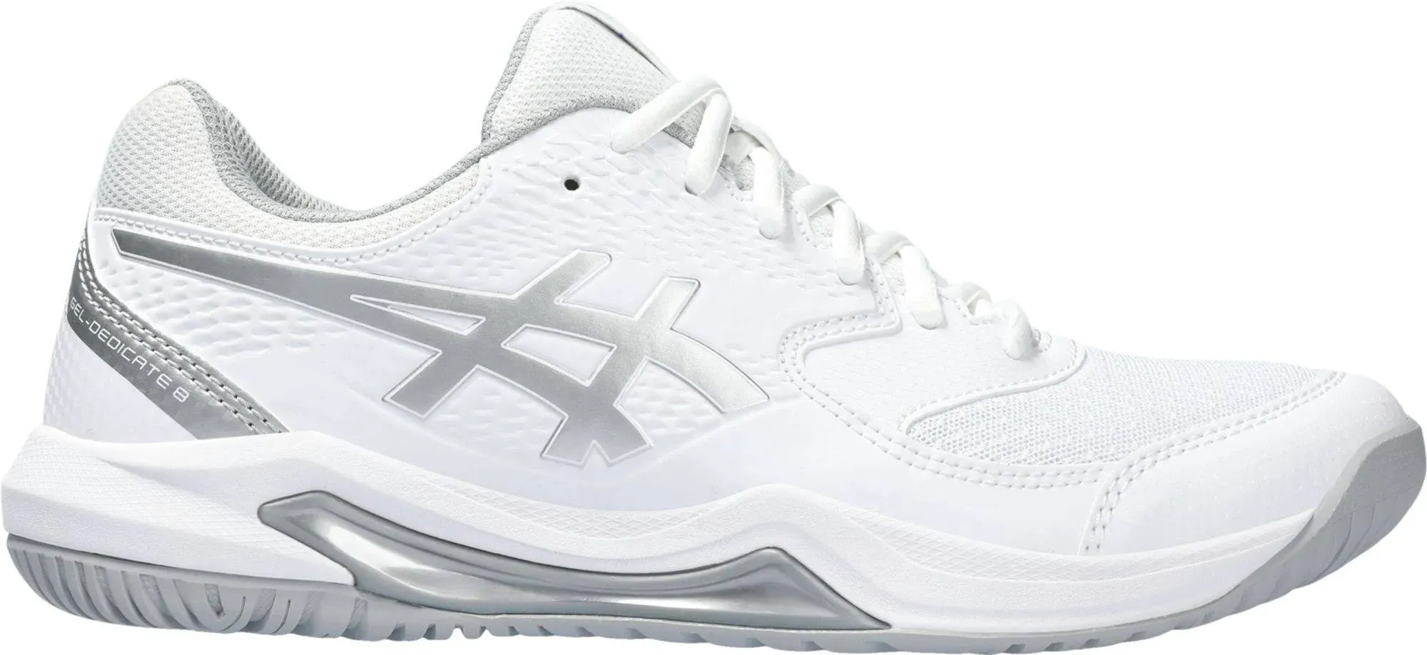 GEL-DEDICATE 8 | Women | White/Pure Silver | Women's Tennis Shoes | ASICS United States