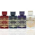 Bade'e Al Oud for Glory,Badee Al Oud Amethyst,Bade'e Al Oud Sublime & Bade’e Al Oud Honor & Glory EDP - 100ml (3.4 oz) by Lattafa Perfumes