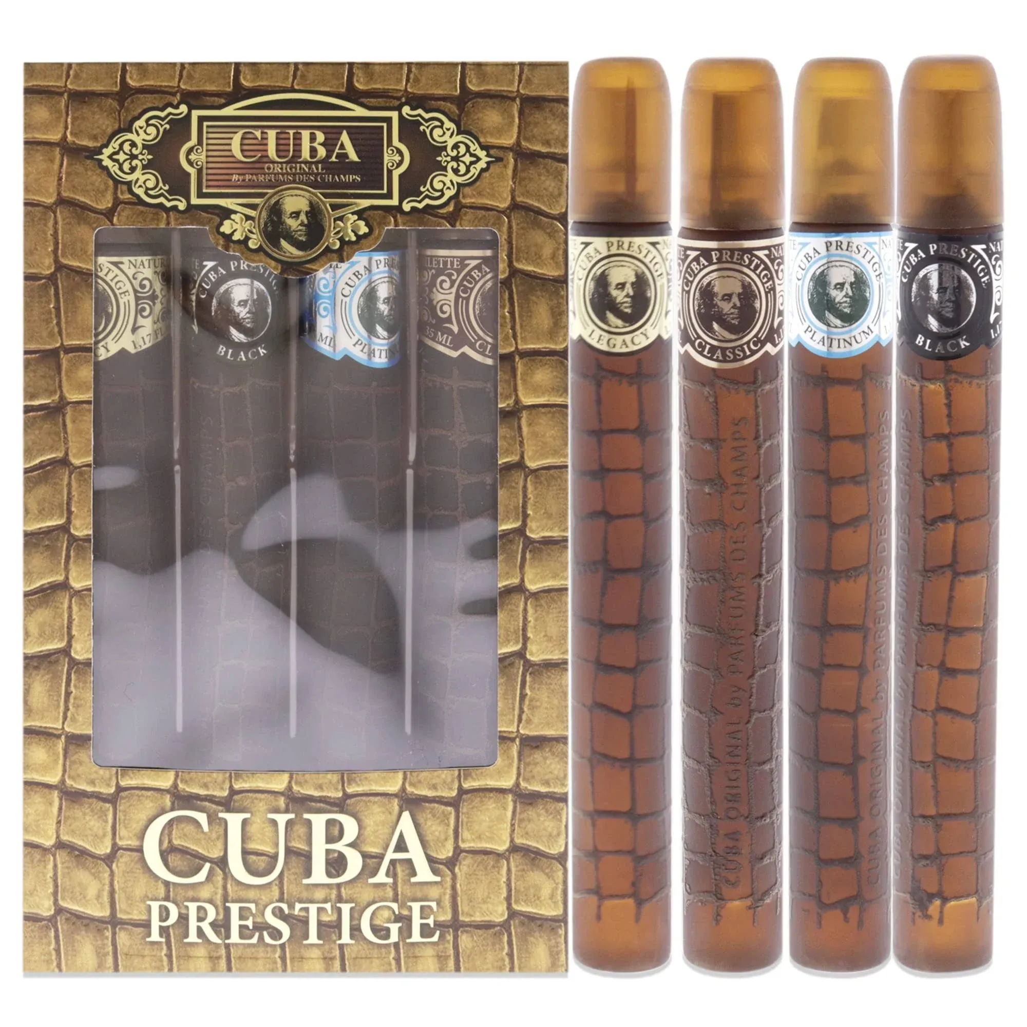 Cuba Variety by Cuba 4 Piece Variety-Prestige Set