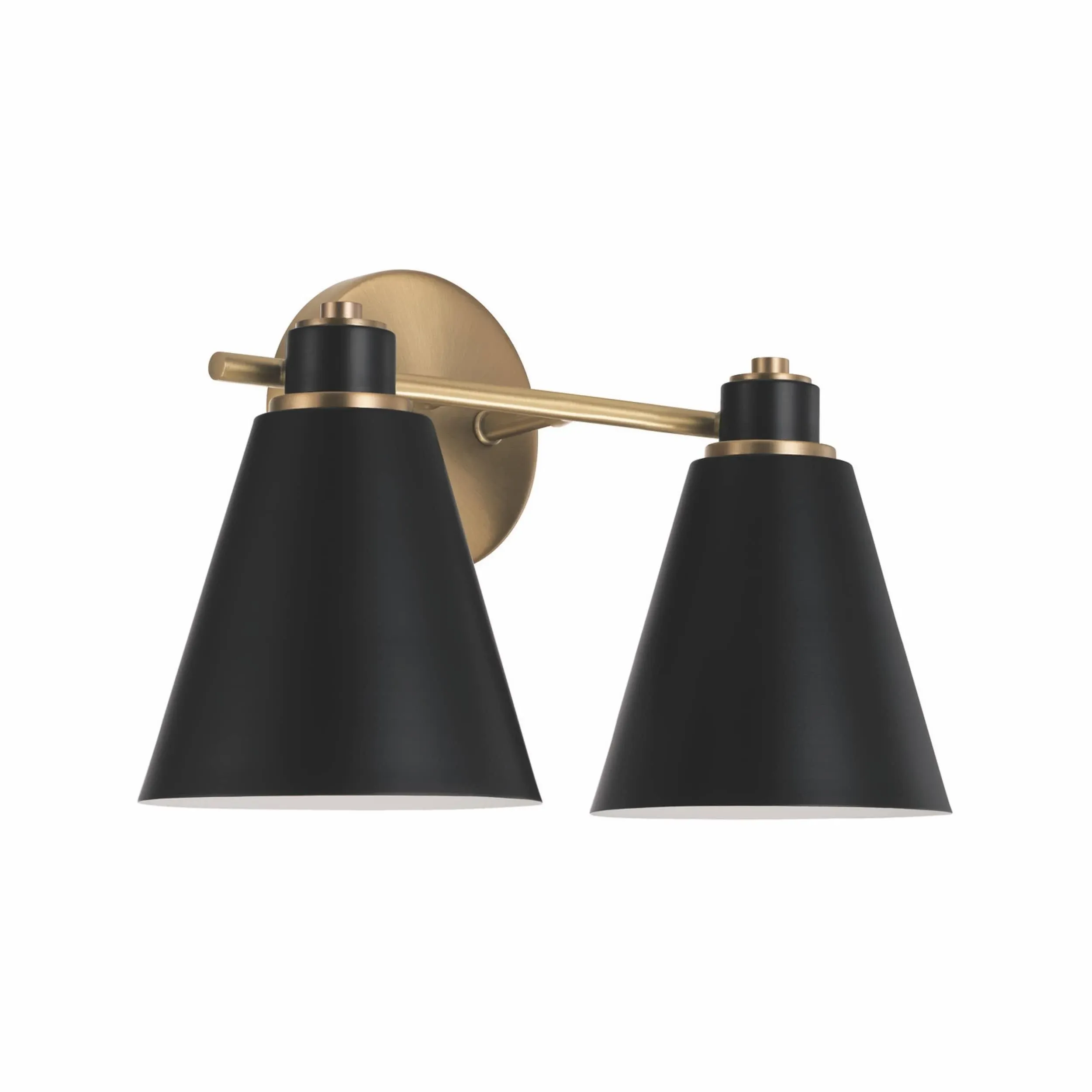 Capital Lighting Bradley 2 Light Vanity Aged Brass and 150121AB