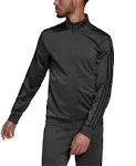 Adidas Men's Essentials Warm-Up 3-Stripes Track Jacket, Black