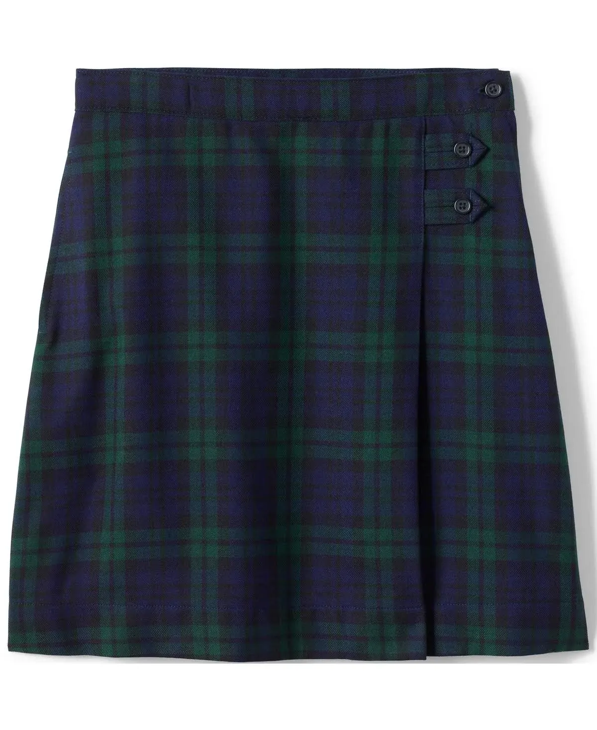 School Uniform Girls Plaid A-line Skirt Below the Knee