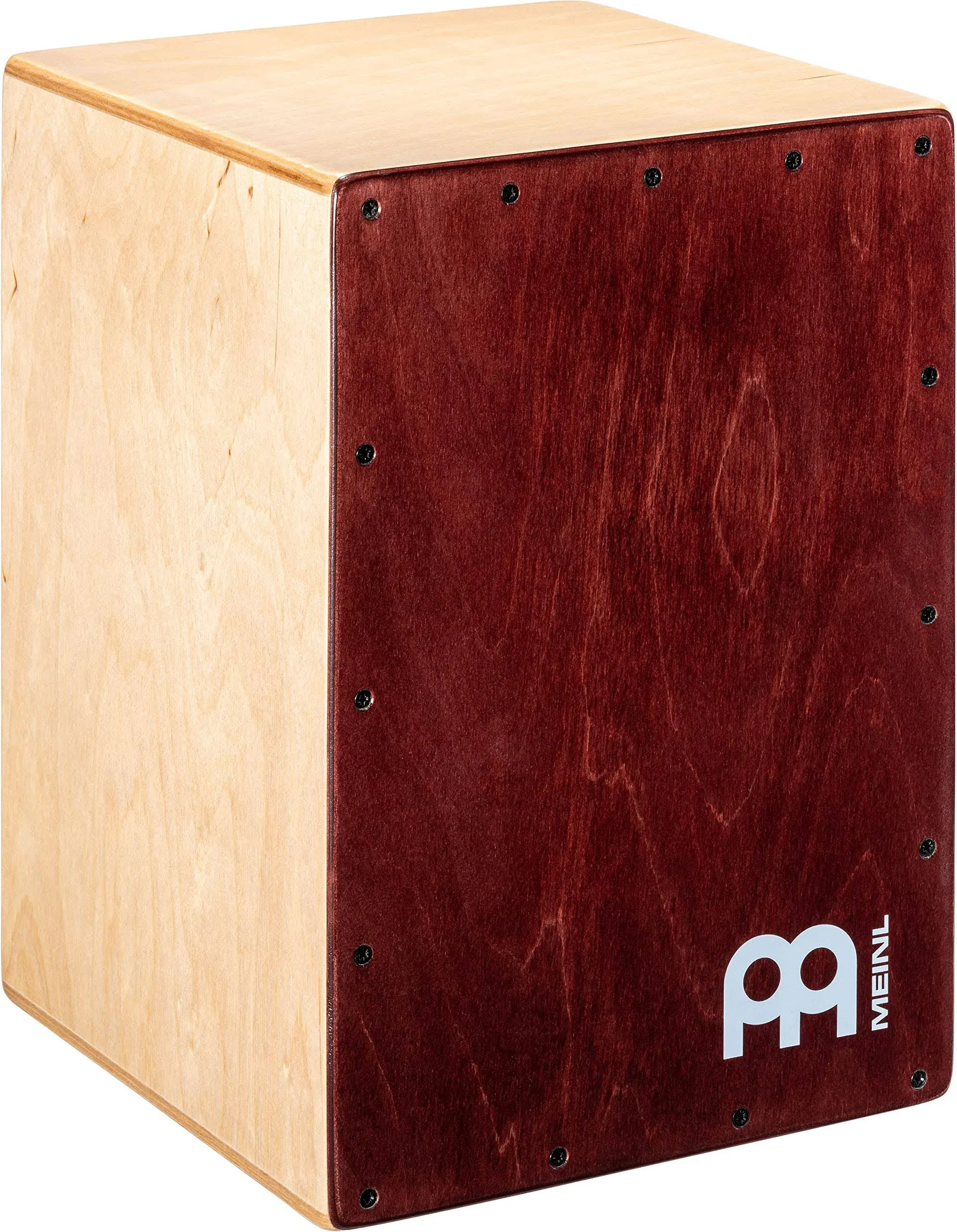 Meinl Percussion Jam Cajon Box Drum with Snare and Bass Tone for Acoustic Music — Made in Europe — Baltic Birch Wood, Play with Your Hands, 2-Year Warranty (JC50NTWR)