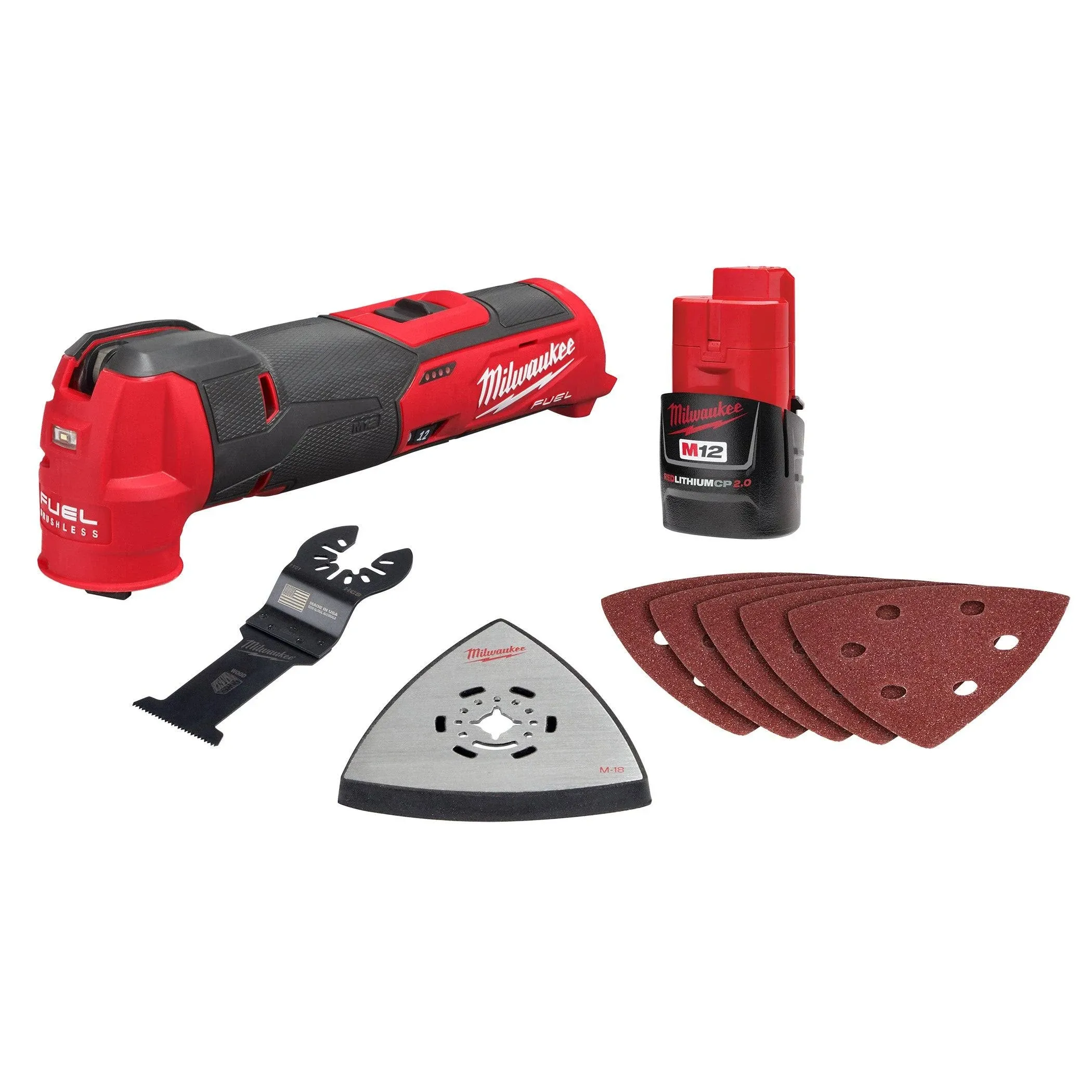 Milwaukee 2526-21 M12 Fuel 12V Multi-Tool w/ 2.0 Ah Battery