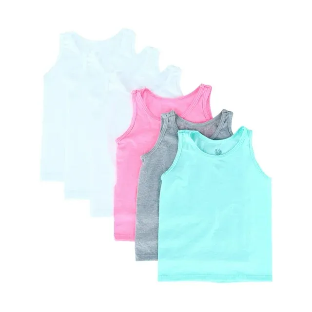 Fruit of The Loom Toddler Girls' EverSoft Tank, Assorted 6 Pack