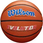 WILSON Evolution Indoor Game Basketballs - Size 5, Size 6 and Size 7