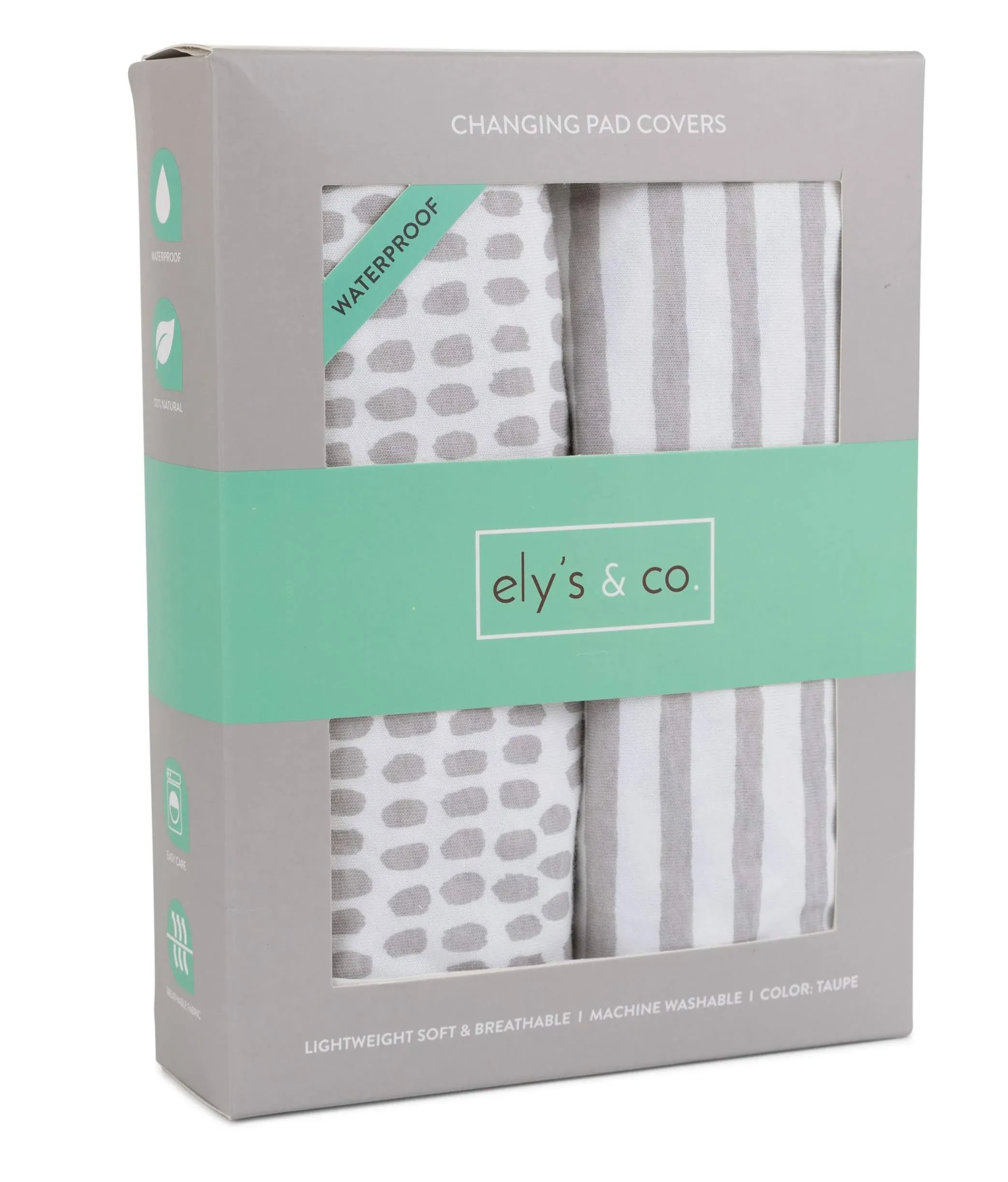 Ely's & Co. Waterproof Changing Pad Cover Set