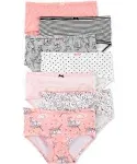 7-Pack Girls' Unicorn Print Stretch Cotton Underwear