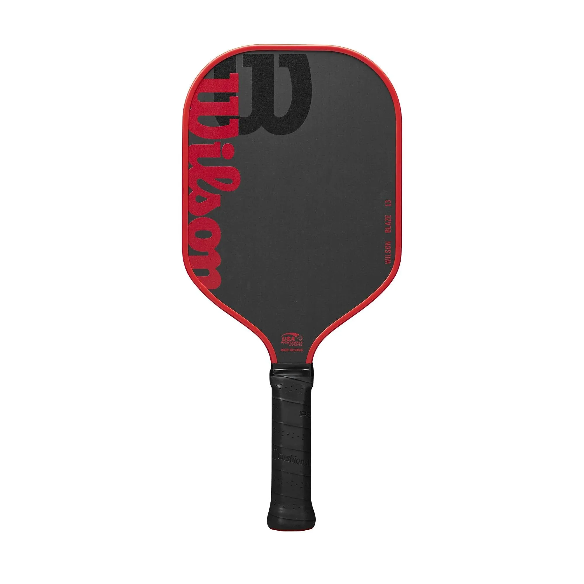 WILSON Blaze Series Pickleball Paddles - Grip Size 2-4 1/4", Black/Red