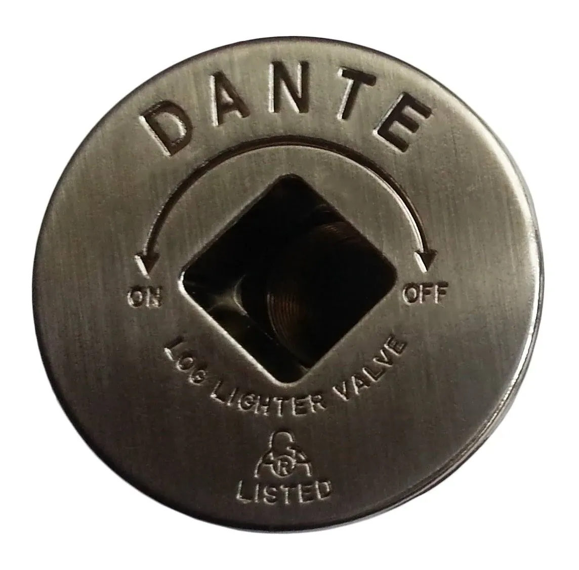 Dante FP-GV-PTR Floor Plate for Globe Valve, Pewter