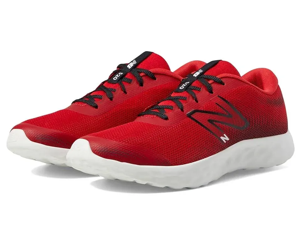 New Balance 520 V8 Standard Shoes Matte Red White Junior - 40