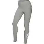 Women's Nike Sportswear Essential High-Waisted Leggings, Size: XS, Grey